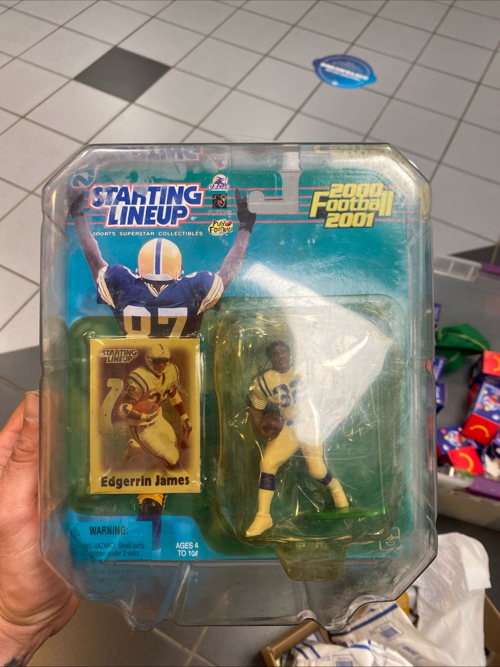 1999 Edgerrin James Starting Lineup SLU Indianapolis Colts
